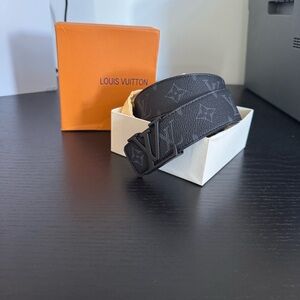 Louis Vuitton Black Monogram Belt